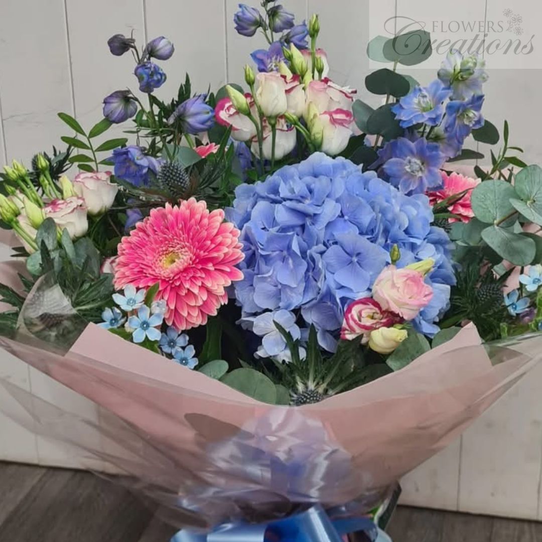 Blue Flower Bouquet
